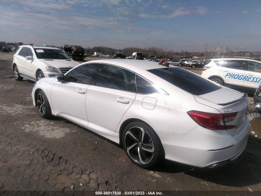 2022 HONDA ACCORD SEDAN SPORT VIN: 1HGCV1F35NA048392