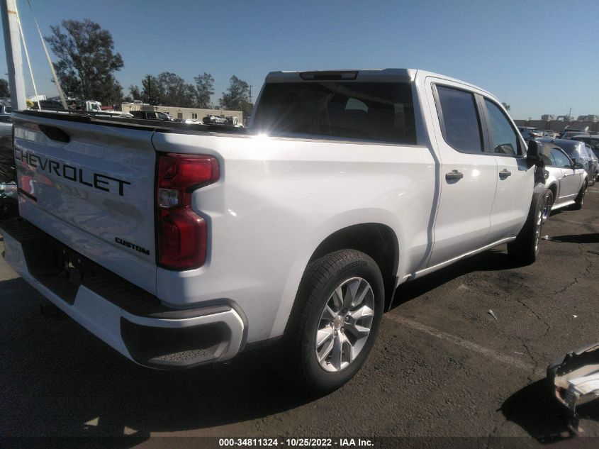 2021 CHEVROLET SILVERADO 1500 CUSTOM VIN: 3GCPWBEK0MG383331