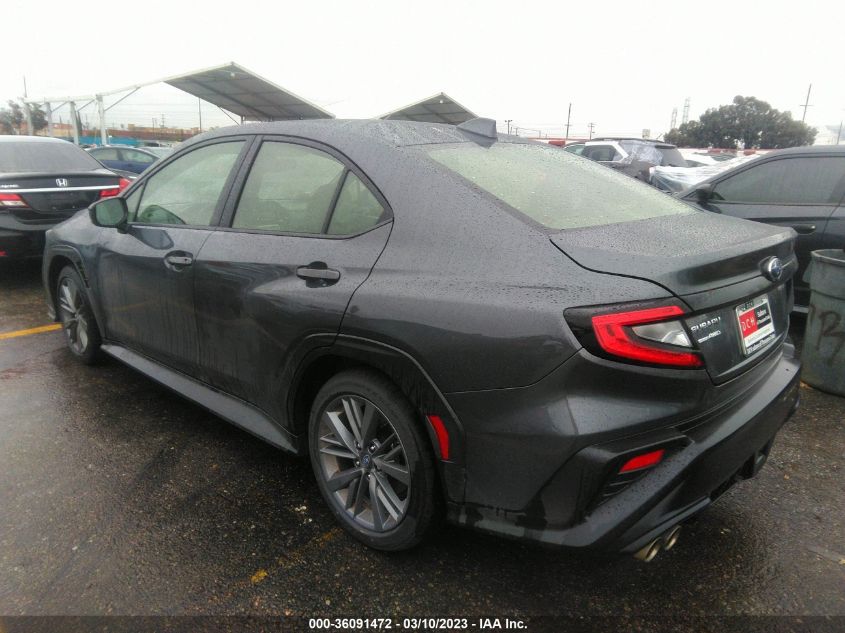 2022 SUBARU WRX VIN: JF1VBAA60N9027328