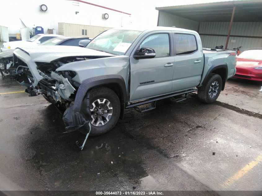 2022 TOYOTA TACOMA 4WD SR/SR5/TRD SPORT VIN: 3TMCZ5AN6NM527507