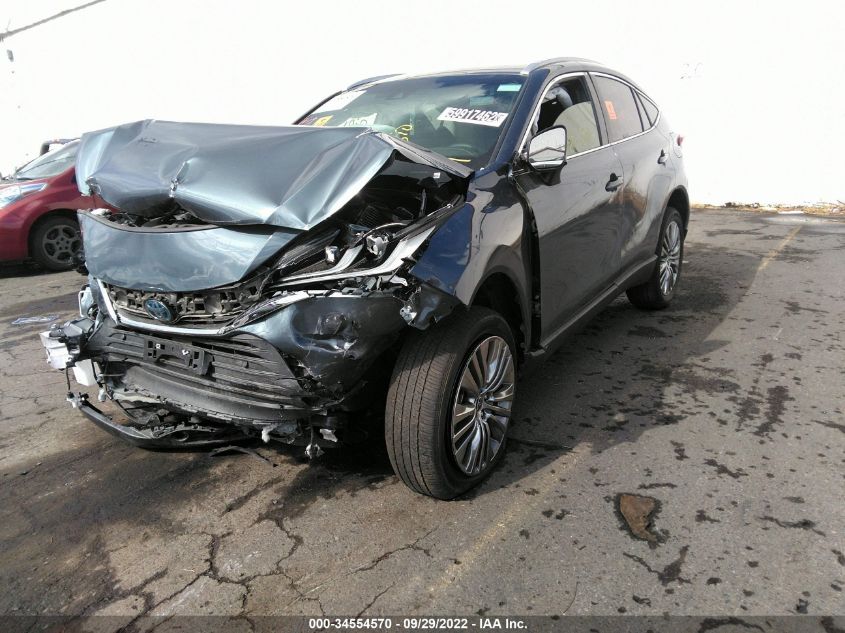 2022 TOYOTA VENZA XLE VIN: JTEAAAAH6NJ093616