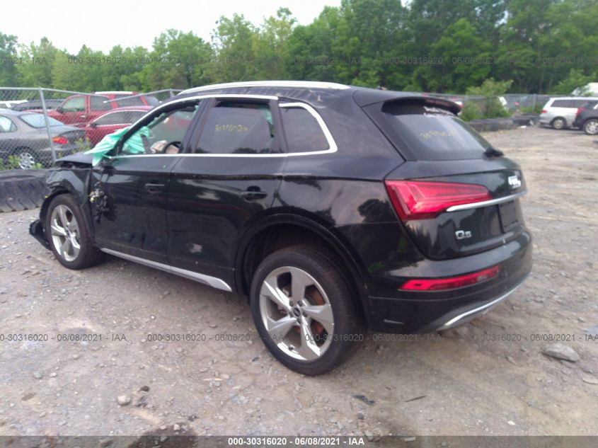 2021 AUDI Q5 PREMIUM PLUS VIN: WA1BAAFY4M2032074