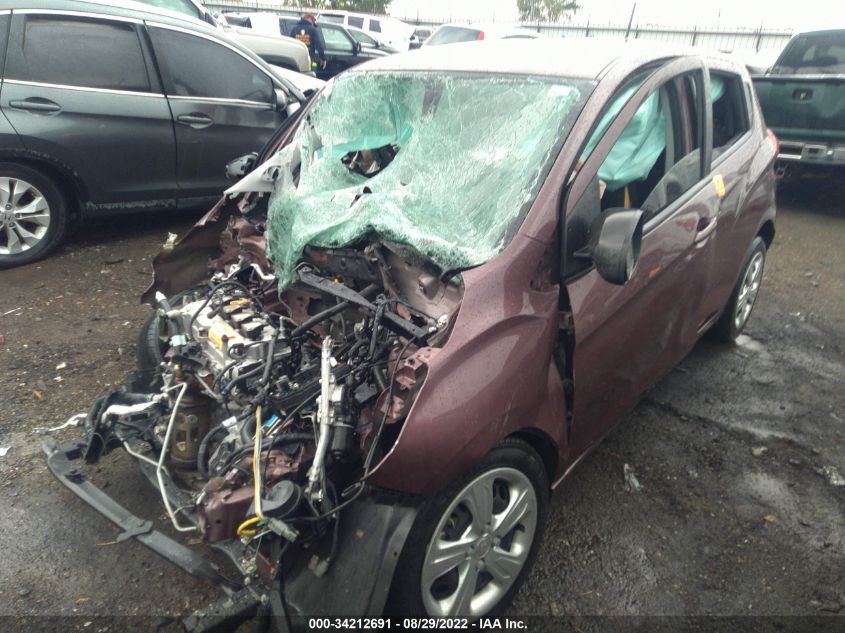 2020 CHEVROLET SPARK LS VIN: KL8CB6SA6LC424620