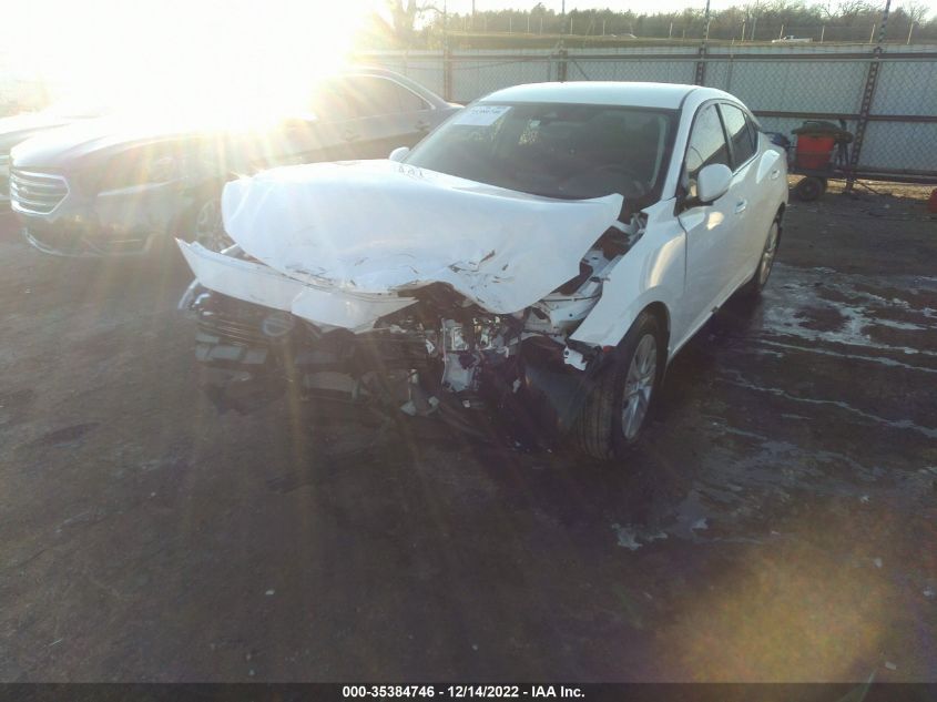 2022 NISSAN SENTRA S VIN: 3N1AB8BV0NY281352