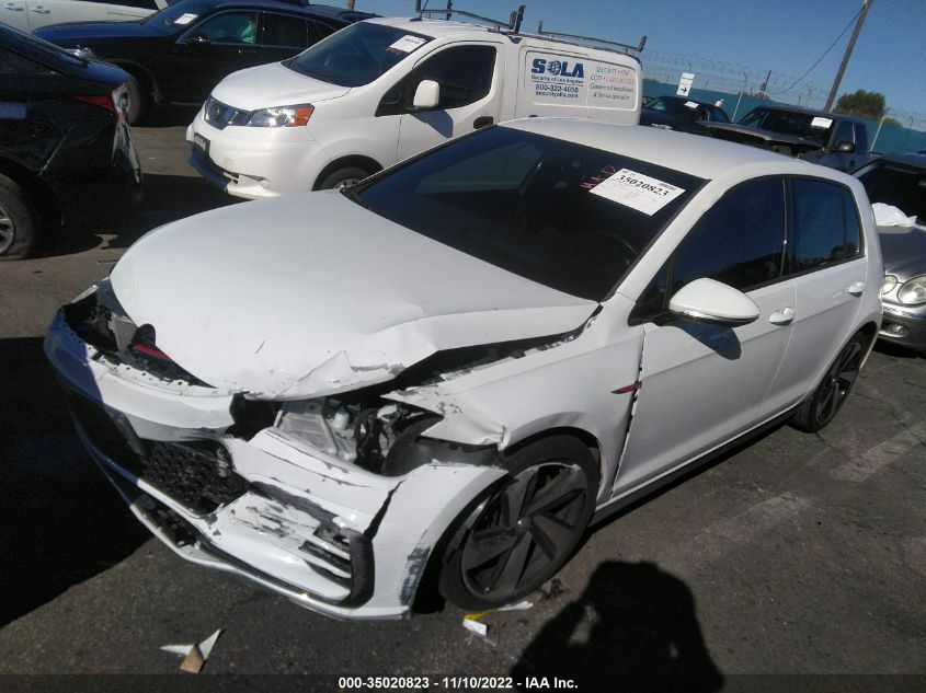 2020 VOLKSWAGEN GOLF GTI S/SE/AUTOBAHN VIN: 3VW5T7AU6LM013079