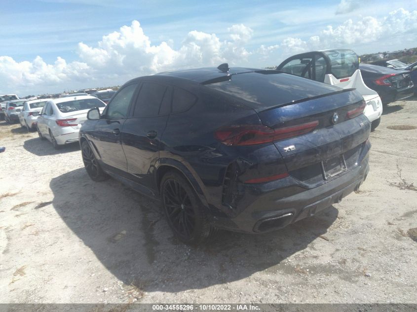 2021 BMW X6 M50I VIN: 5UXCY8C04M9G05433
