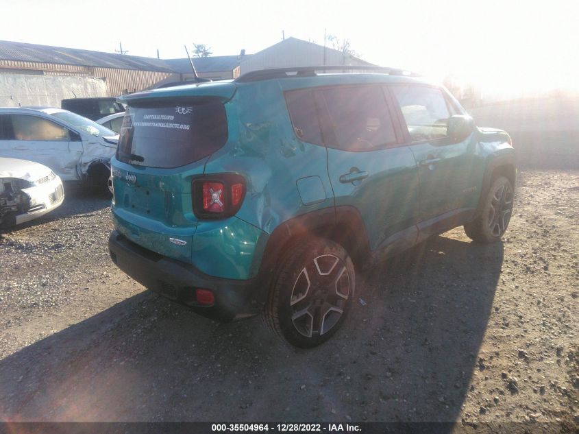 2021 JEEP RENEGADE LATITUDE VIN: ZACNJDBBXMPM39406