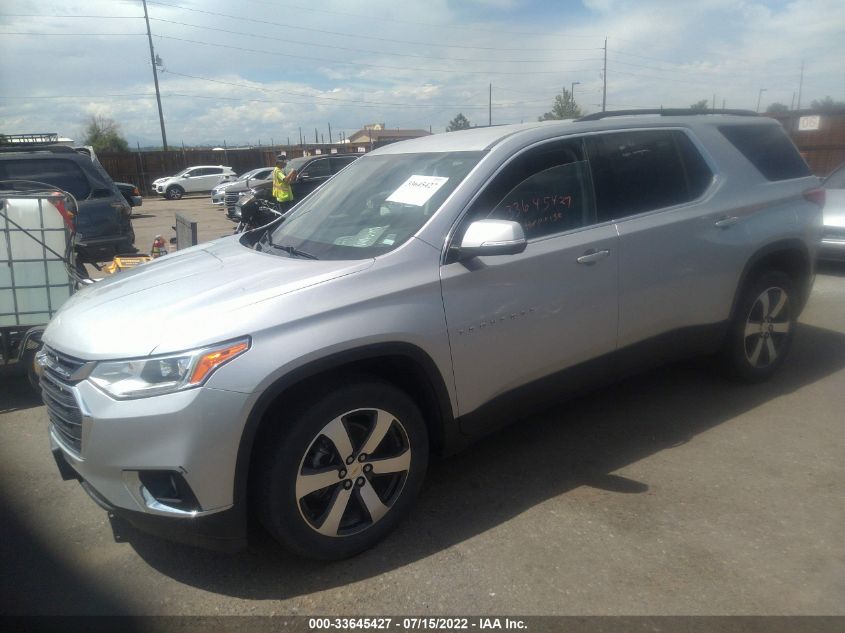 2021 CHEVROLET TRAVERSE LT LEATHER VIN: 1GNEVHKW3MJ213409