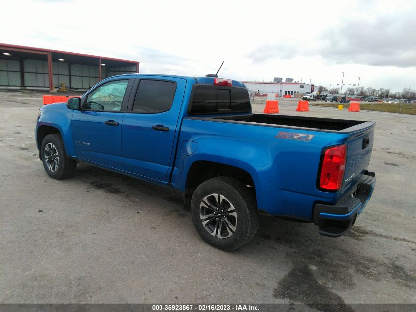 2022 CHEVROLET COLORADO 4WD Z71 VIN: 1GCGTDEN0N1135000