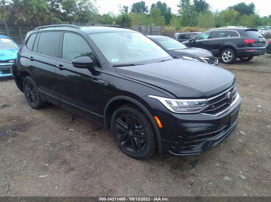 2022 VOLKSWAGEN TIGUAN SE R-LINE BLACK VIN: 3VV8B7AX7NM074295