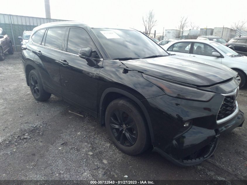 2021 TOYOTA HIGHLANDER XLE VIN: 5TDGZRBH7MS075227