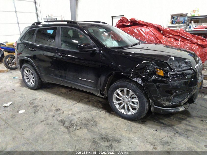 2022 JEEP CHEROKEE LATITUDE LUX VIN: 1C4PJMMX9ND554180