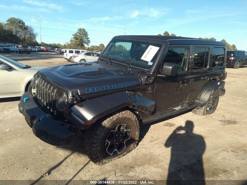 2021 JEEP WRANGLER 4XE UNLIMITED RUBICON VIN: 1C4JJXR61MW770275
