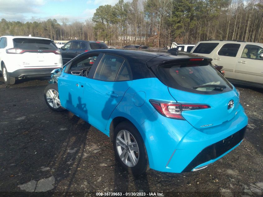 2022 TOYOTA COROLLA HATCHBACK SE/NIGHTSHADE/XSE VIN: JTND4MBE5N3189509