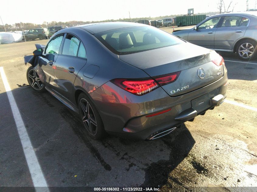 2020 MERCEDES-BENZ CLA CLA 250 VIN: WDD5J4HB6LN026485