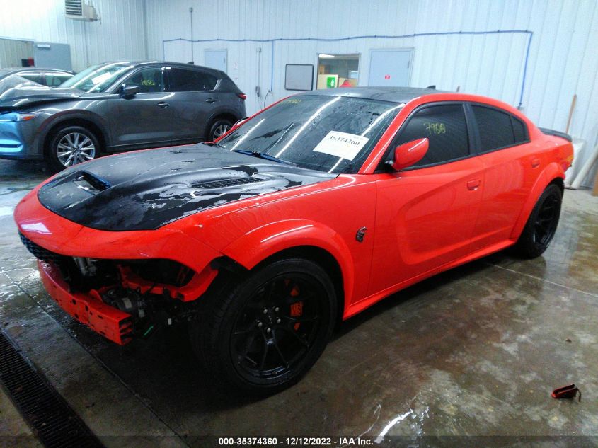 2021 DODGE CHARGER SRT HELLCAT REDEYE VIN: 2C3CDXL94MH617928