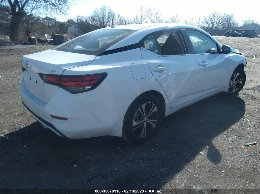 2022 NISSAN SENTRA SV VIN: 3N1AB8CV2NY315080