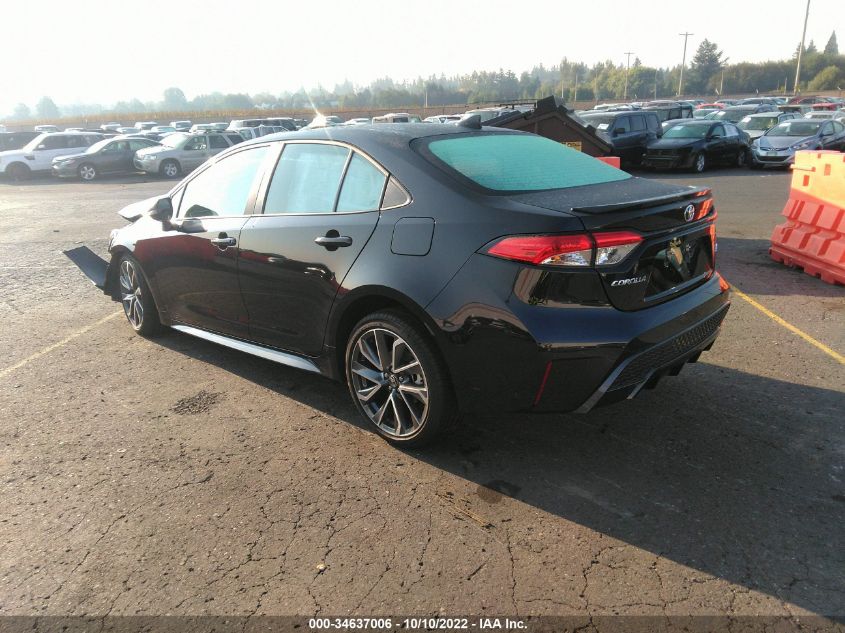 2021 TOYOTA COROLLA SE/NIGHTSHADE/APEX SE VIN: 5YFS4MCE7MP087855
