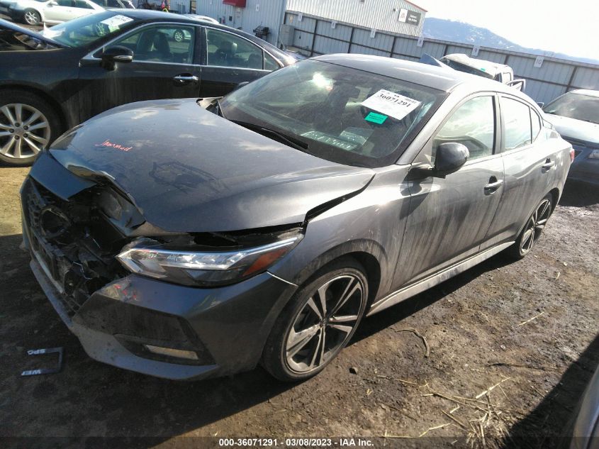 2022 NISSAN SENTRA SR VIN: 3N1AB8DV6NY304484