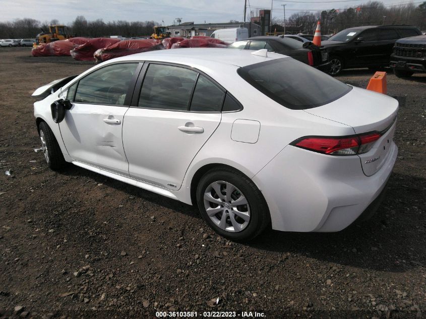 2023 TOYOTA COROLLA HYBRID VIN: JTDBDMHE9P3001256