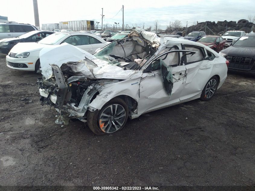 2022 HONDA ACCORD HYBRID EX-L VIN: 1HGCV3F52NA028663