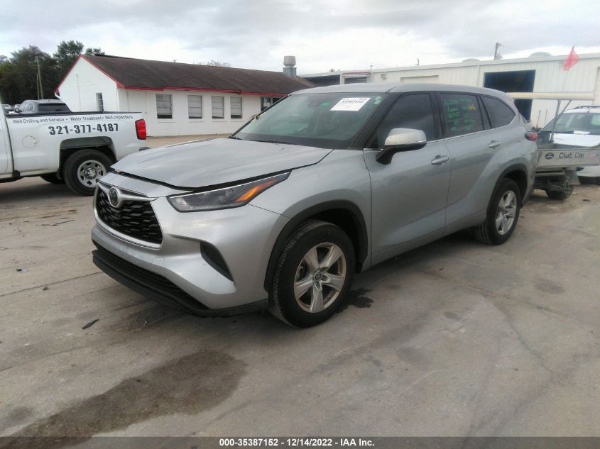 2021 TOYOTA HIGHLANDER L VIN: 5TDCZRAH2MS522191
