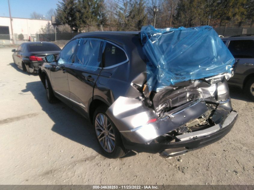 2022 ACURA MDX W/ADVANCE PACKAGE VIN: 5J8YE1H84NL036740