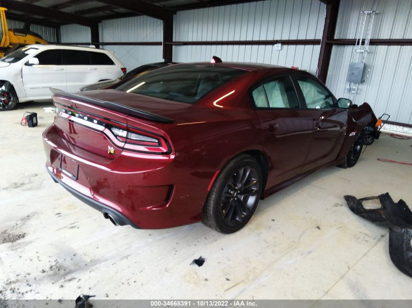 2022 DODGE CHARGER SCAT PACK VIN: 2C3CDXGJXNH102762