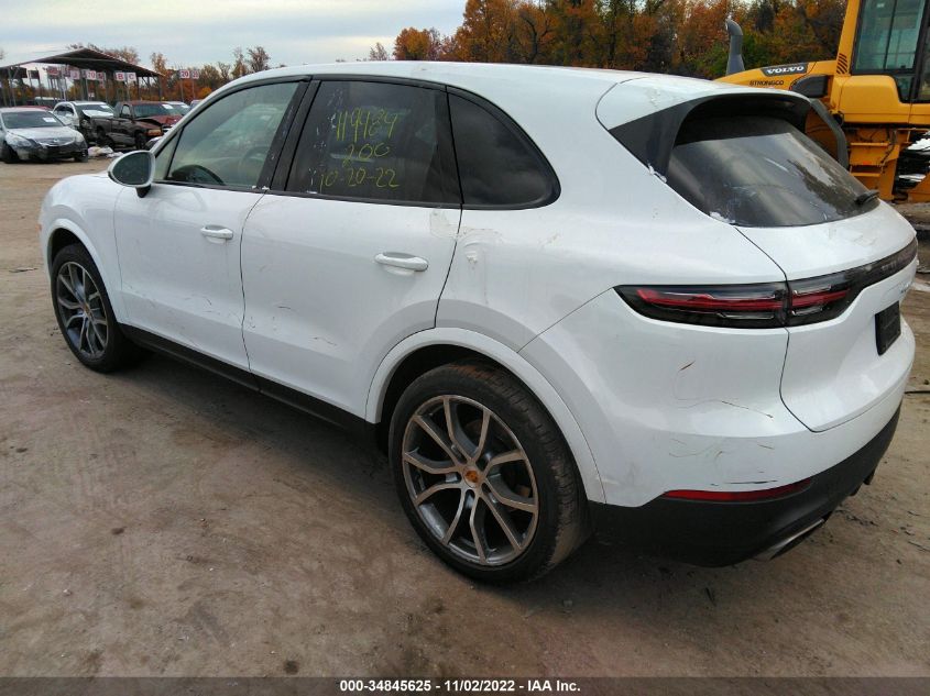 2020 PORSCHE CAYENNE VIN: WP1AA2AY6LDA00744