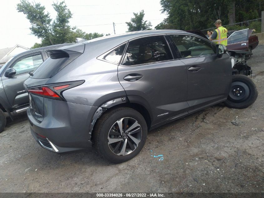 2021 LEXUS NX NX 300H VIN: JTJGJRDZ9M2152780