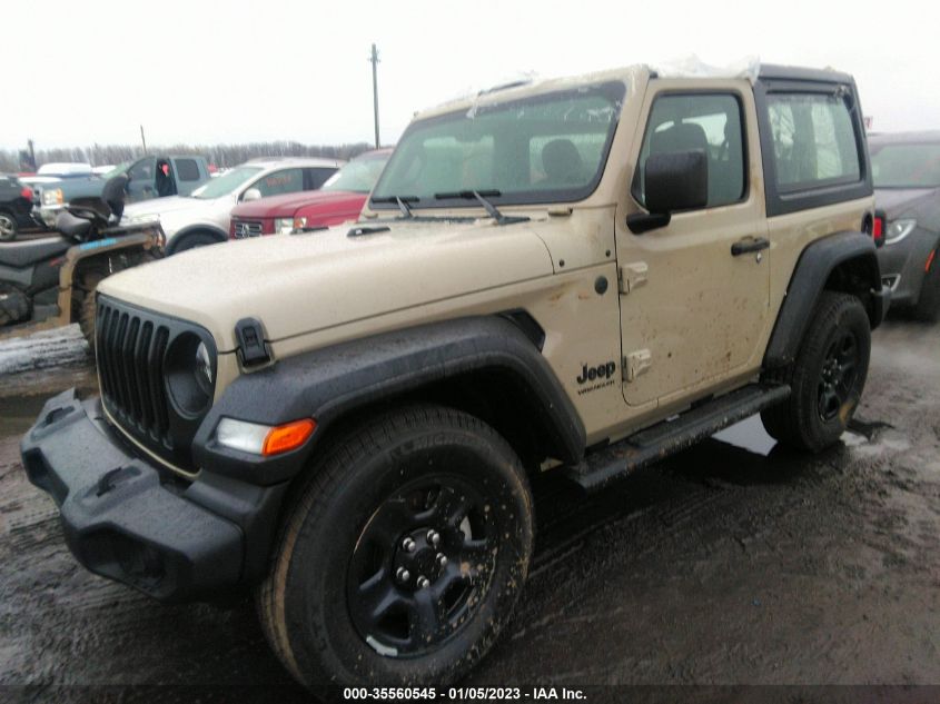 2022 JEEP WRANGLER SPORT VIN: 1C4GJXAN2NW260600