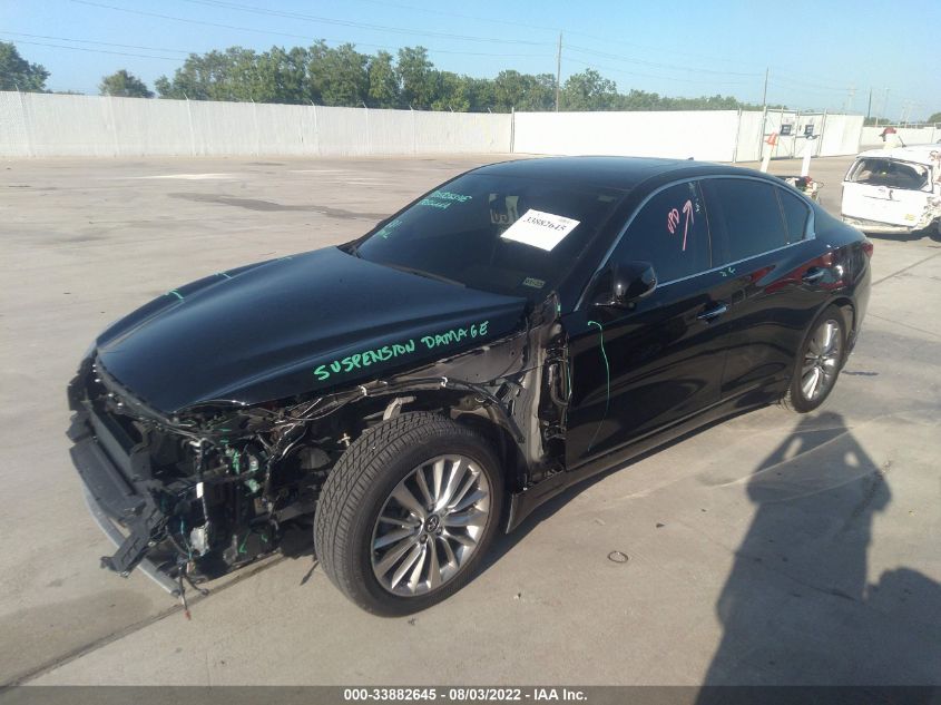 2021 INFINITI Q50 3.0T LUXE VIN: JN1EV7BP2MM704325