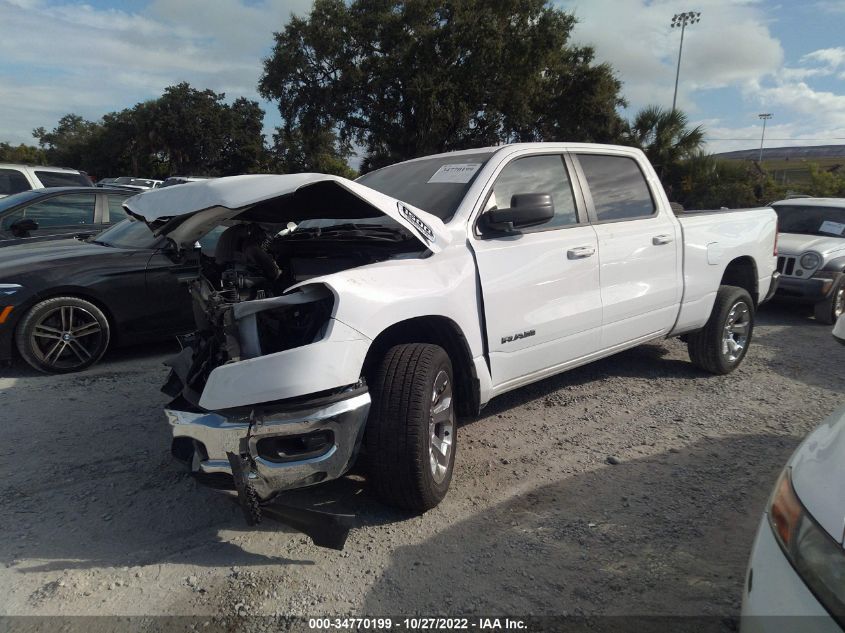 2021 RAM 1500 BIG HORN VIN: 1C6SRFMT3MN821860