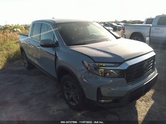 2022 HONDA RIDGELINE RTL-E VIN: 5FPYK3F70NB029338