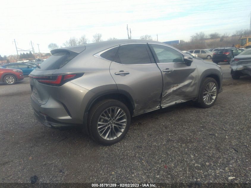 2022 LEXUS NX NX 350 PREMIUM VIN: 2T2GGCEZ1NC004036