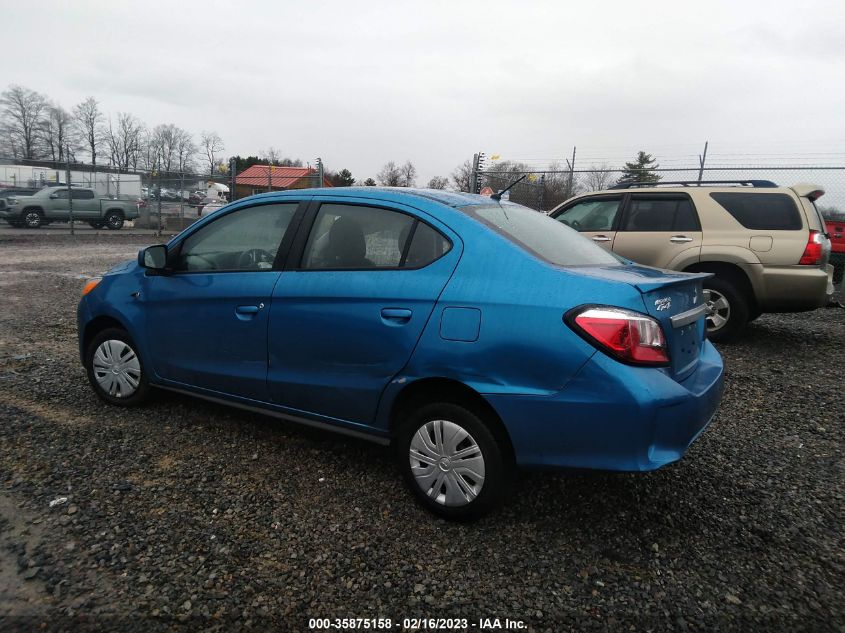 2022 MITSUBISHI MIRAGE G4 ES/LE/BLACK EDITION VIN: ML32FUFJ9NHF08674