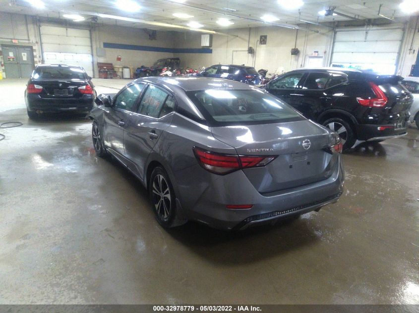2021 NISSAN SENTRA SV VIN: 3N1AB8CV4MY293128