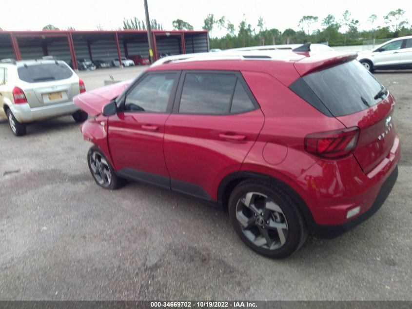 2021 HYUNDAI VENUE SEL VIN: KMHRC8A3XMU107718