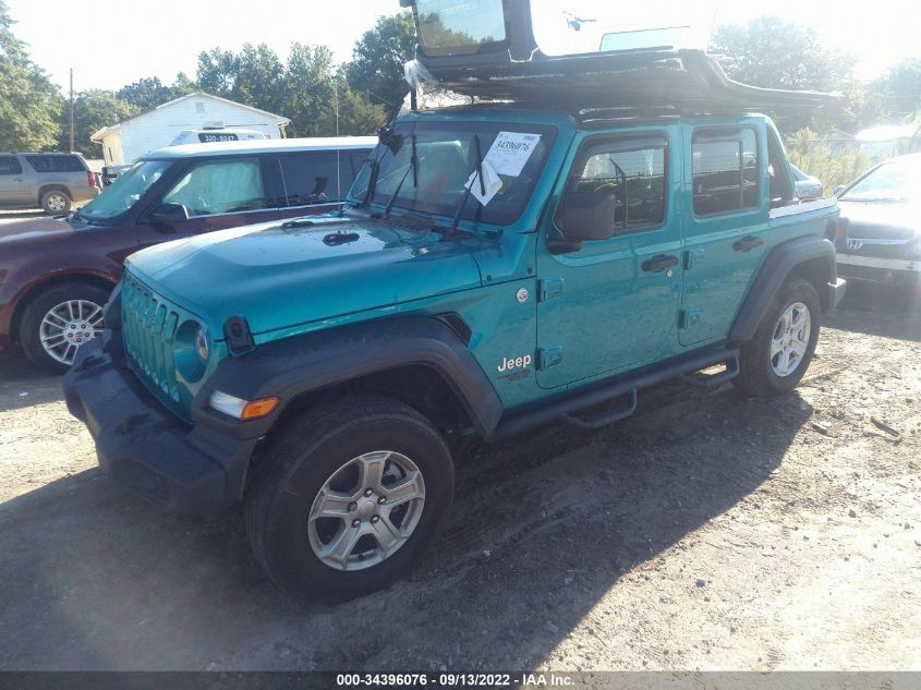 2020 JEEP WRANGLER UNLIMITED SPORT S VIN: 1C4HJXDG5LW201362