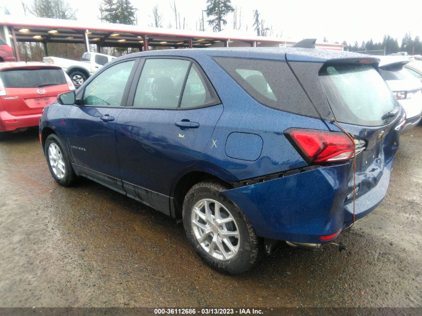 2022 CHEVROLET EQUINOX LS VIN: 3GNAXHEV2NS212036