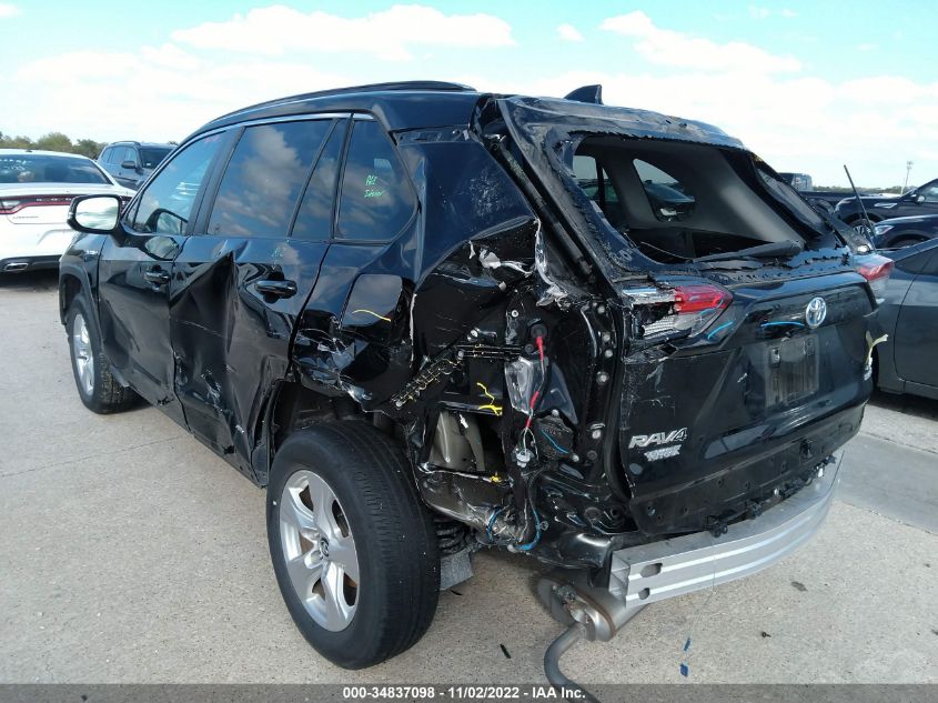 2021 TOYOTA RAV4 HYBRID VIN: 4T3R6RFV1MU027349