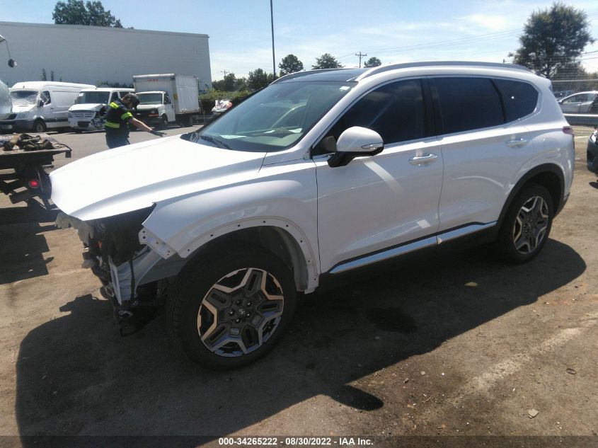 2021 HYUNDAI SANTA FE LIMITED VIN: 5NMS4DALXMH363800