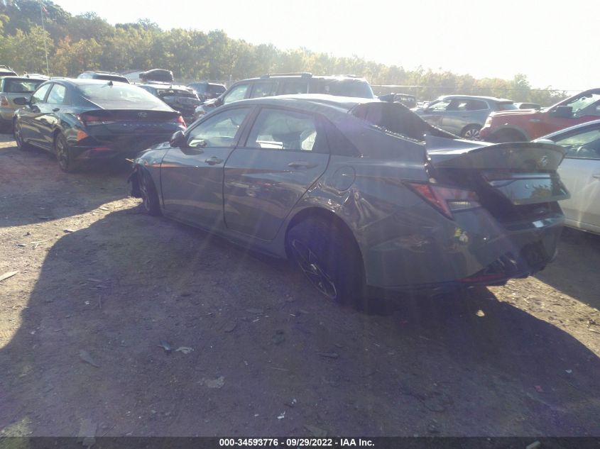 2022 HYUNDAI ELANTRA N LINE VIN: KMHLR4AF1NU326172