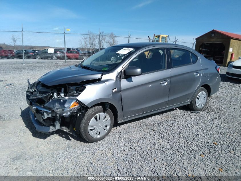 2022 MITSUBISHI MIRAGE G4 ES/LE/BLACK EDITION VIN: ML32FUFJ2NHF08970