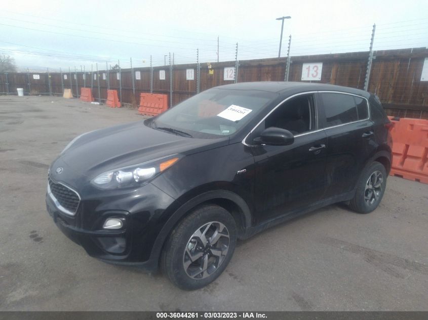 2022 KIA SPORTAGE LX VIN: KNDPMCAC8N7981657