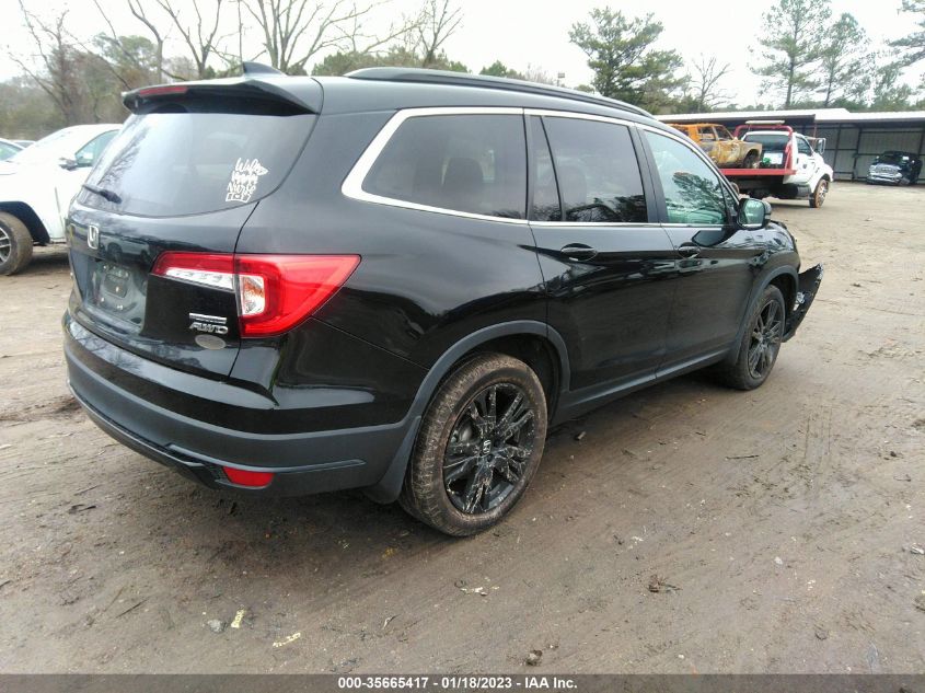 2021 HONDA PILOT SPECIAL EDITION VIN: 5FNYF6H23MB008398