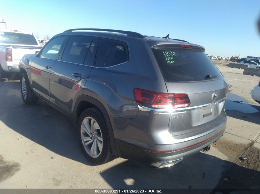 2021 VOLKSWAGEN ATLAS 3.6L V6 SE W/TECHNOLOGY VIN: 1V2JR2CAXMC547774
