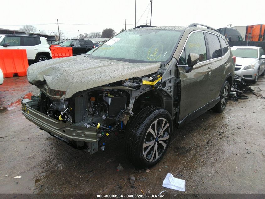 2022 SUBARU FORESTER LIMITED VIN: JF2SKAPC2NH489987