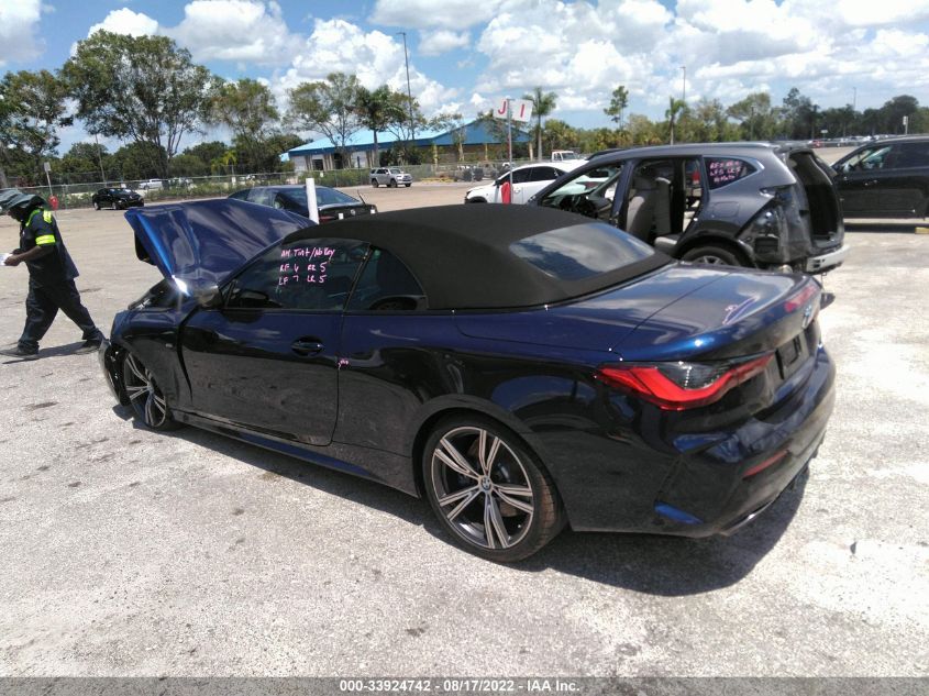 2021 BMW 4 SERIES M440I VIN: WBA53AT0XMCH50198