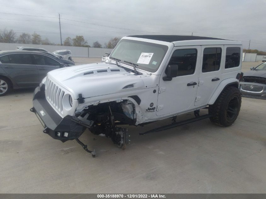2022 JEEP WRANGLER UNLIMITED SPORT S VIN: 1C4HJXDM0NW115711